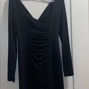 Rickie Freeman Teri Jon Stretchy Blk Dress Size 8